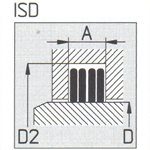 FK6 ISD 100 / 4.1 X 1.65 (2 RING SET)
